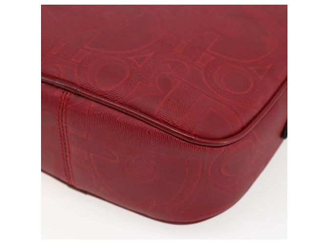 Borsa a Spalla Christian Dior PVC Bordeaux Oro Auth ep12962V D'oro Bordò - vista 12