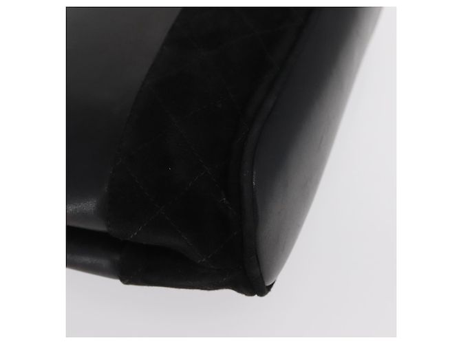 Borsa a spalla a catena Salvatore Ferragamo in pelle nera e oro Auth 149911 Nero D'oro - vista 10