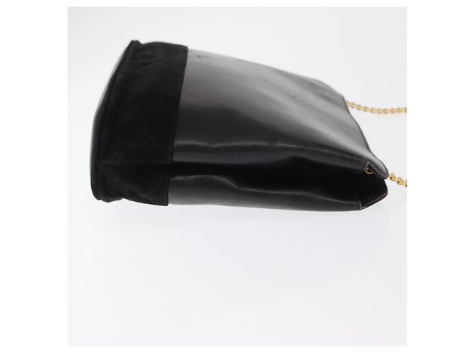 Borsa a spalla a catena Salvatore Ferragamo in pelle nera e oro Auth 149911 Nero D'oro - vista 4