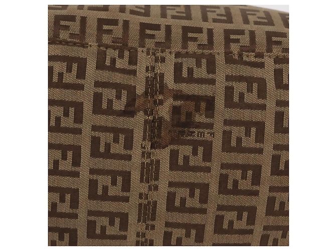 FENDI Zucchino Canvas Handtasche Beige Silber Authentisch ep13135 - Ansicht 12