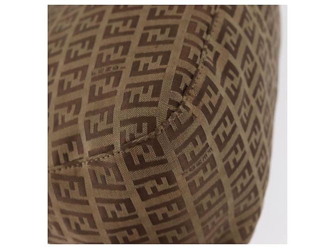 FENDI Zucchino Canvas Handtasche Beige Silber Authentisch ep13135 - Ansicht 15