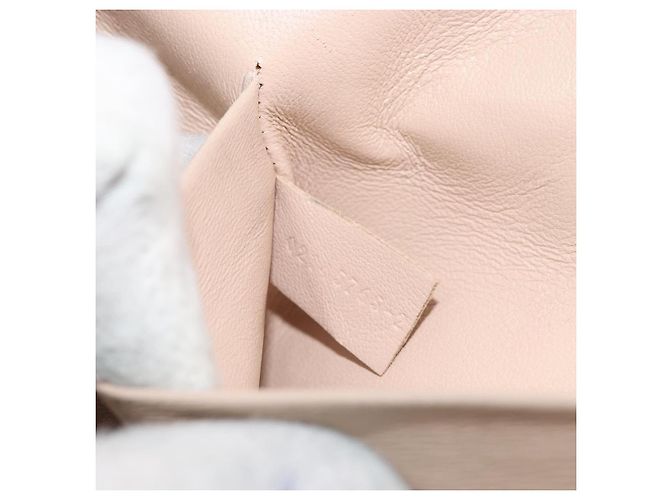 Chloé Borsa a Spalla Chloe Kathy in Pelle Beige Oro Auth hk3382 D'oro - vista 22
