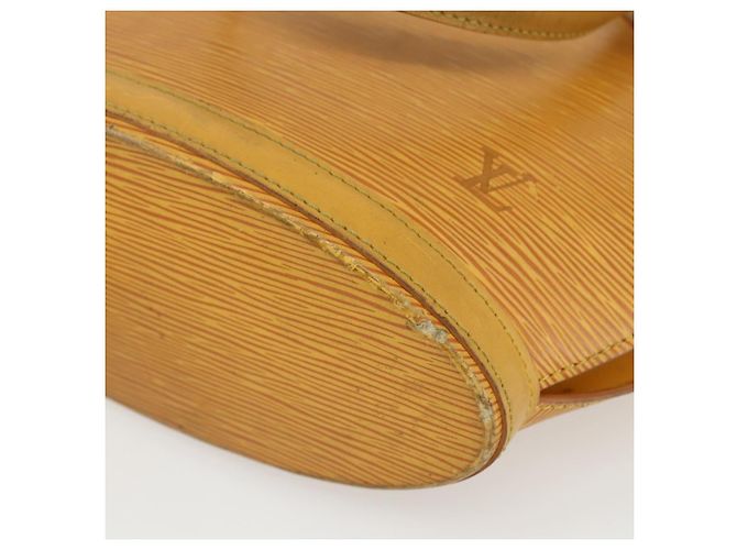 LOUIS VUITTON Borsa a Mano Epi Saint Jacques Gialla M52279 LV Auth 169774 Giallo - vista 10