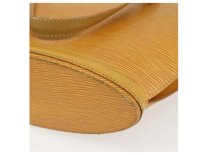 LOUIS VUITTON Borsa a Mano Epi Saint Jacques Gialla M52279 LV Auth 169774 Giallo - vista 12