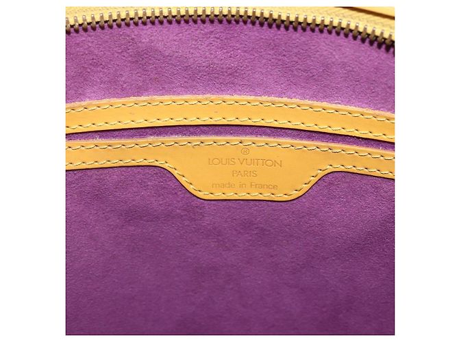 LOUIS VUITTON Borsa a Mano Epi Saint Jacques Gialla M52279 LV Auth 169774 Giallo - vista 15