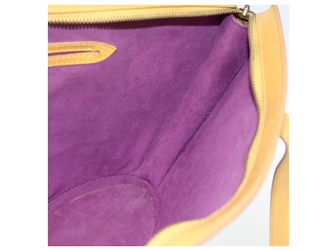 LOUIS VUITTON Borsa a Mano Epi Saint Jacques Gialla M52279 LV Auth 169774 Giallo - vista 17
