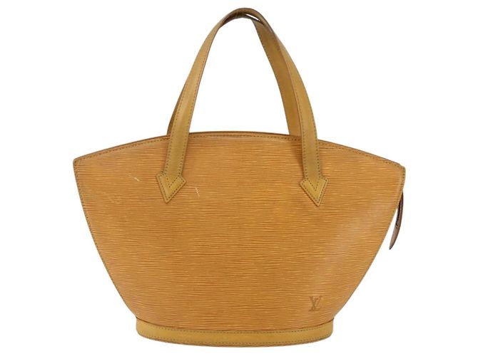 LOUIS VUITTON Borsa a Mano Epi Saint Jacques Gialla M52279 LV Auth 169774 Giallo - vista 2