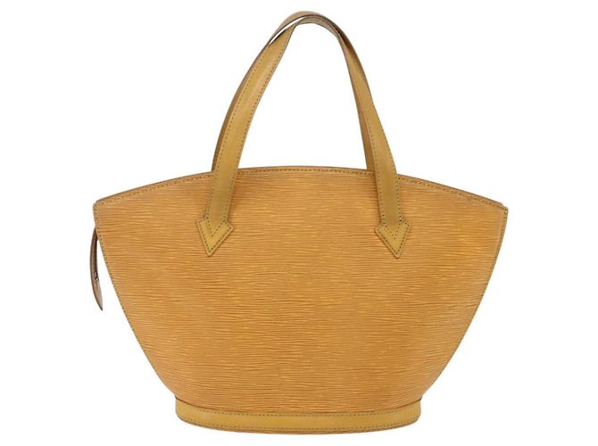 LOUIS VUITTON Borsa a Mano Epi Saint Jacques Gialla M52279 LV Auth 169774 Giallo - vista 3