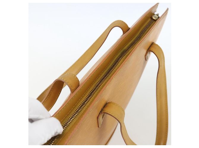 LOUIS VUITTON Borsa a Mano Epi Saint Jacques Gialla M52279 LV Auth 169774 Giallo - vista 6