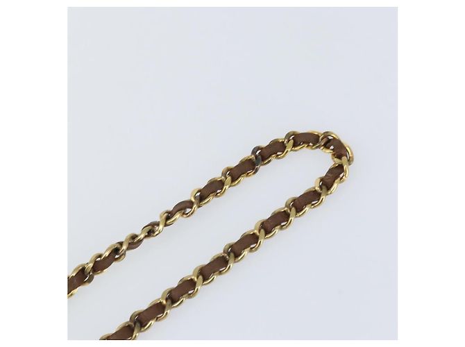 Cintura a catena CHANEL metallo Nero Oro CC Auth bs33131 D'oro - vista 13