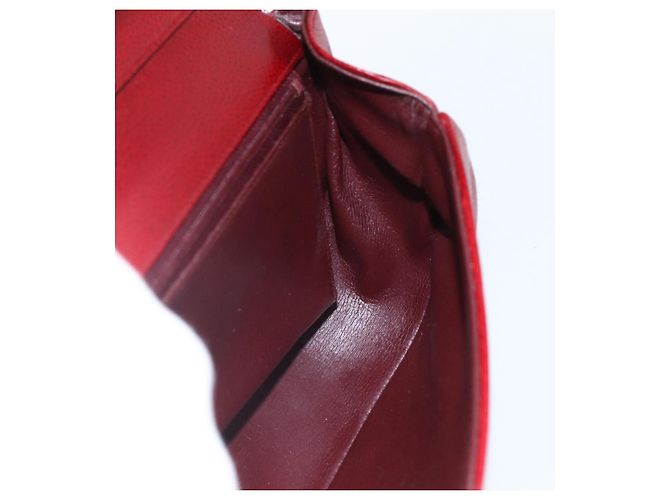 Borsa a Spalla Christian Dior in Pelle Rossa e Oro Auth ep13111 Rosso D'oro - vista 18