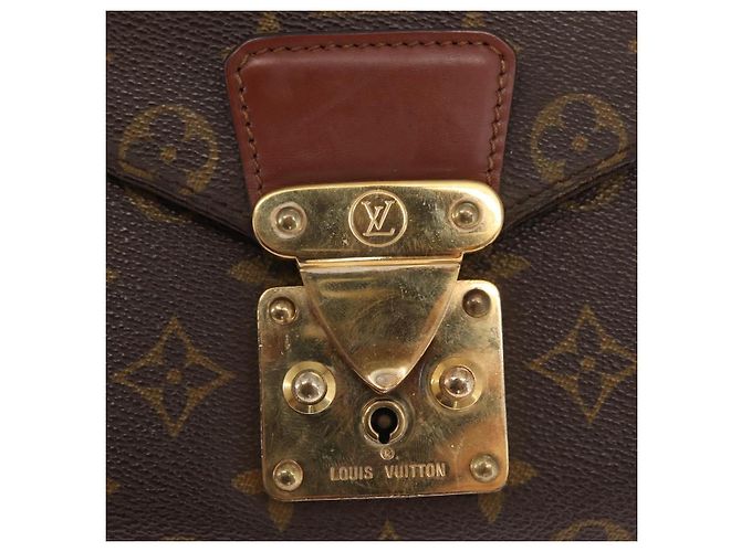 LOUIS VUITTON Borsa a Mano Monogram Concorde M51190 LV Auth hk3405 Monogramma - vista 16