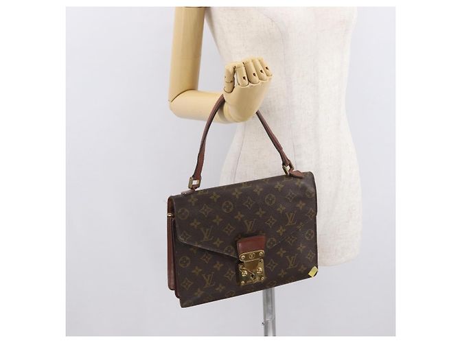 LOUIS VUITTON Borsa a Mano Monogram Concorde M51190 LV Auth hk3405 Monogramma - vista 31