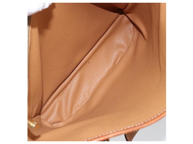 Céline Borsa Tote in Tela Macadam CELINE in Pelle PVC Marrone Oro Auth BA9942 D'oro - vista 23