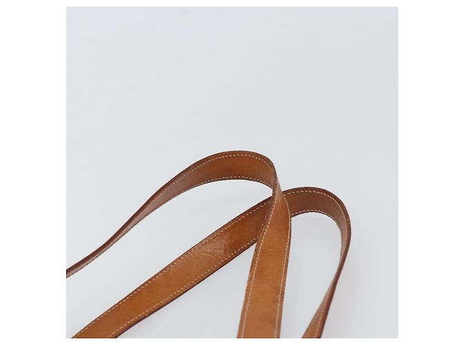 Céline Borsa Tote in Tela Macadam CELINE in Pelle PVC Marrone Oro Auth BA9942 D'oro - vista 8