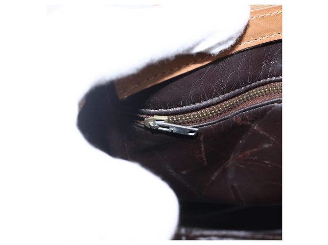 Céline Borsa a Spalla in Tela Macadam CELINE PVC Beige Auth 170260 - vista 16
