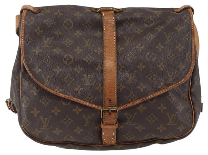 LOUIS VUITTON Borsa a Spalla Monogram Saumur 35 M42254 LV Auth ka2121 Monogramma - vista 2