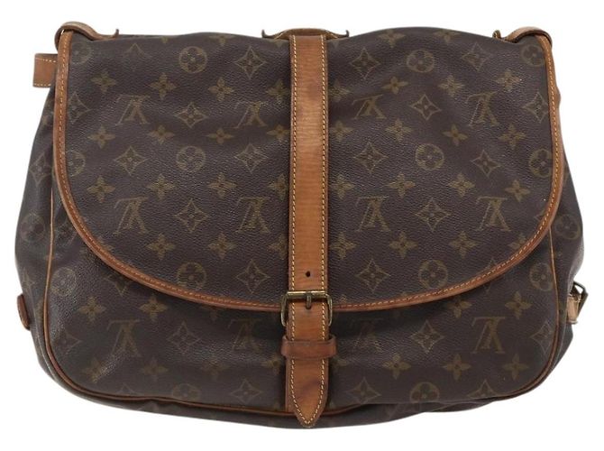 LOUIS VUITTON Borsa a Spalla Monogram Saumur 35 M42254 LV Auth ka2121 Monogramma - vista 3
