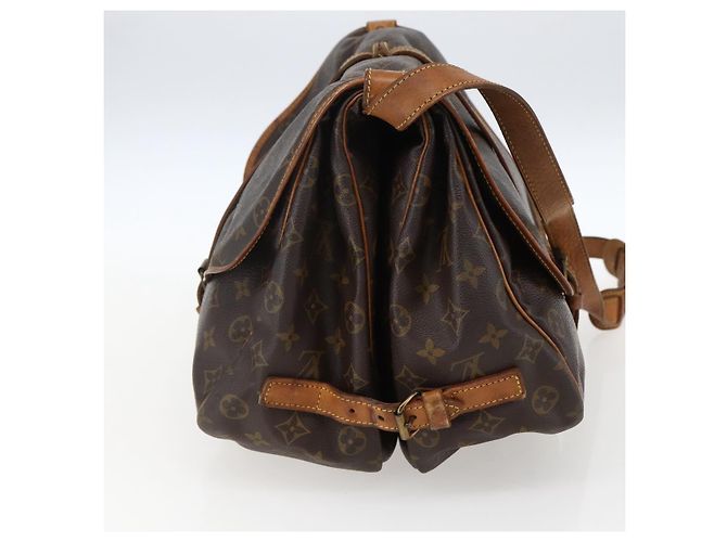 LOUIS VUITTON Borsa a Spalla Monogram Saumur 35 M42254 LV Auth ka2121 Monogramma - vista 5