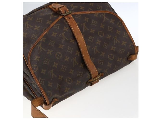 LOUIS VUITTON Borsa a Spalla Monogram Saumur 35 M42254 LV Auth ka2121 Monogramma - vista 6