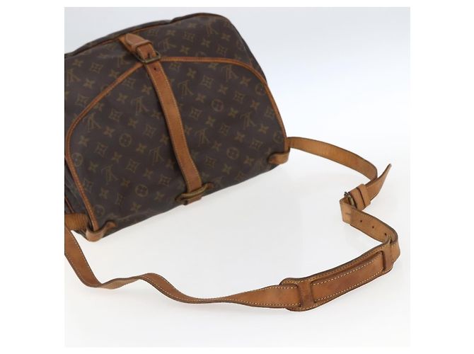 LOUIS VUITTON Borsa a Spalla Monogram Saumur 35 M42254 LV Auth ka2121 Monogramma - vista 7