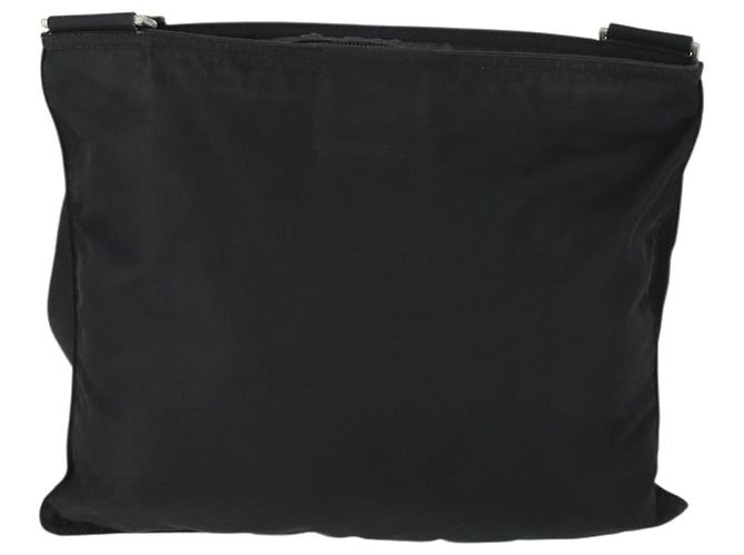 Borsa a Spalla PRADA Nylon Nero Argento Autentica 169103 - vista 3