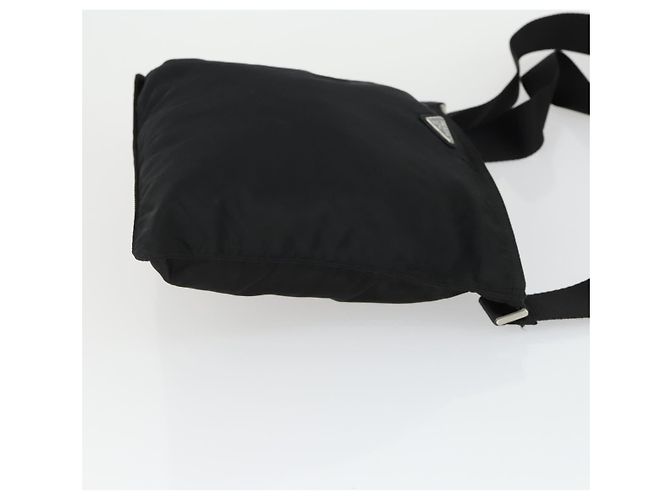 Borsa a Spalla PRADA Nylon Nero Argento Autentica 169103 - vista 4