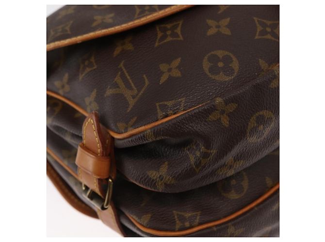 LOUIS VUITTON Borsa a Spalla Monogram Saumur 30 M42256 LV Auth am10631 Monogramma - vista 12