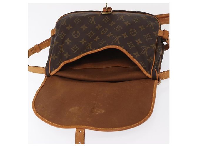 LOUIS VUITTON Borsa a Spalla Monogram Saumur 30 M42256 LV Auth am10631 Monogramma - vista 24