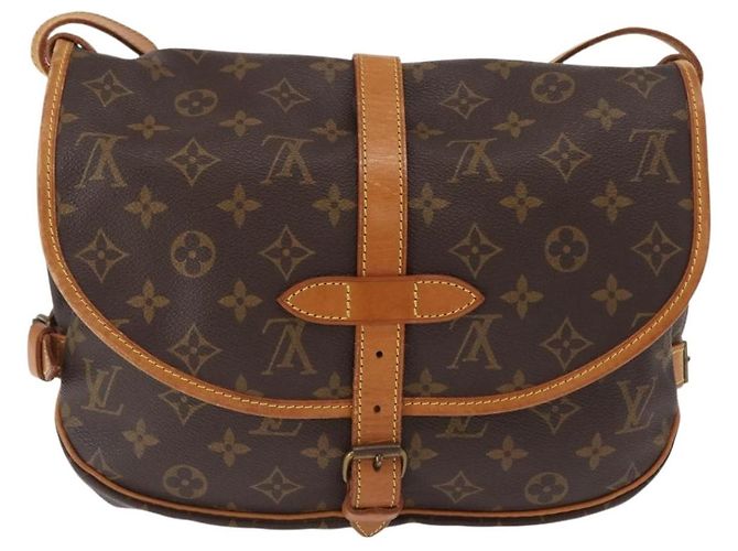 LOUIS VUITTON Borsa a Spalla Monogram Saumur 30 M42256 LV Auth am10631 Monogramma - vista 3