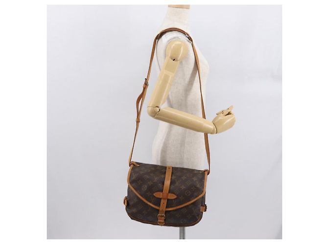LOUIS VUITTON Borsa a Spalla Monogram Saumur 30 M42256 LV Auth am10631 Monogramma - vista 31