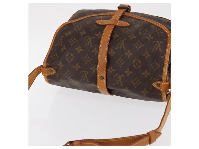 LOUIS VUITTON Borsa a Spalla Monogram Saumur 30 M42256 LV Auth am10631 Monogramma - vista 6