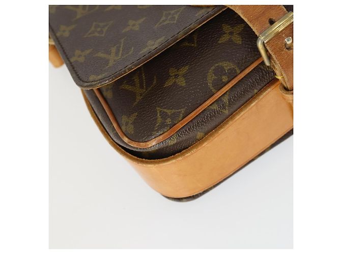 LOUIS VUITTON Monogram Cartouchiere MM Shoulder Bag M51253 LV Auth BA10177 - view 11