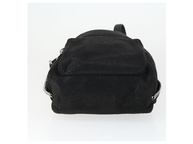Autre Marque Zaino Stella McCartney in suede nero e argento Auth BA9895 - vista 12