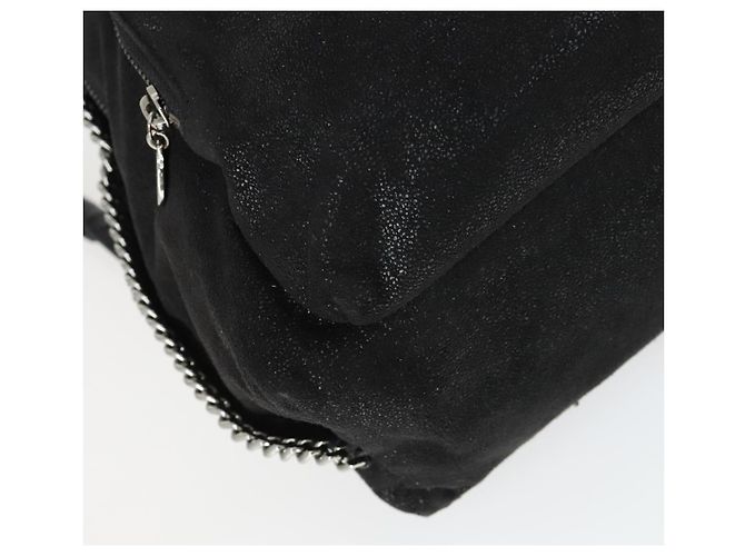 Autre Marque Zaino Stella McCartney in suede nero e argento Auth BA9895 - vista 14