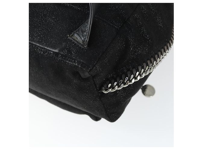 Autre Marque Zaino Stella McCartney in suede nero e argento Auth BA9895 - vista 15