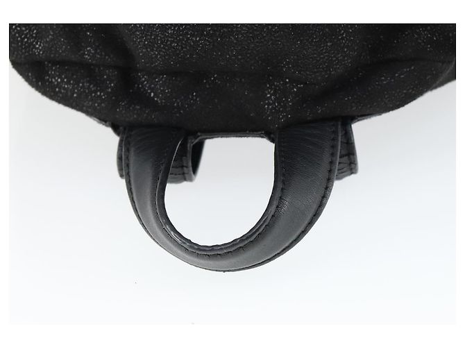 Autre Marque Zaino Stella McCartney in suede nero e argento Auth BA9895 - vista 7
