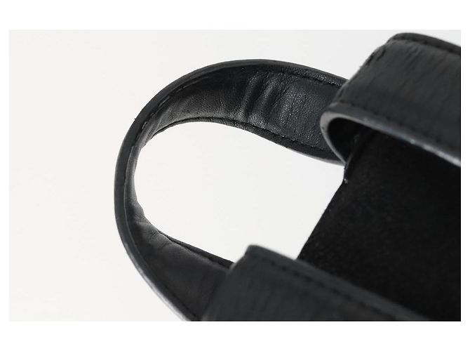 Autre Marque Zaino Stella McCartney in suede nero e argento Auth BA9895 - vista 8