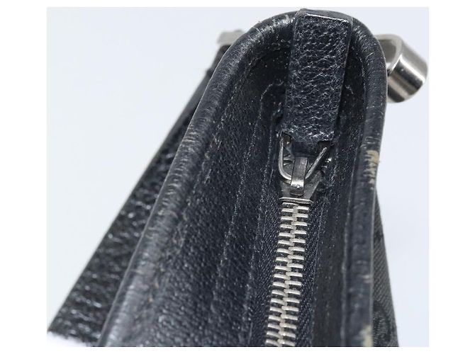 Borsa a Spalla GG Canvas Gucci Nera Argento 113013 Auth 170306 Nero - vista 15