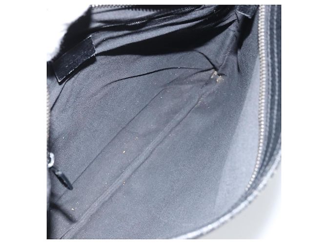 Borsa a Spalla GG Canvas Gucci Nera Argento 113013 Auth 170306 Nero - vista 17