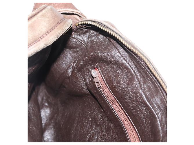 CHANEL Matelassé COCO Marca Borsa a Spalla Pelle Marrone Oro CC Auth hk3336 D'oro - vista 20