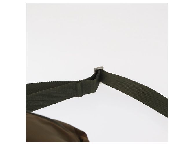Borsa a Spalla Prada in Nylon Marrone Auth hk3352 - vista 8
