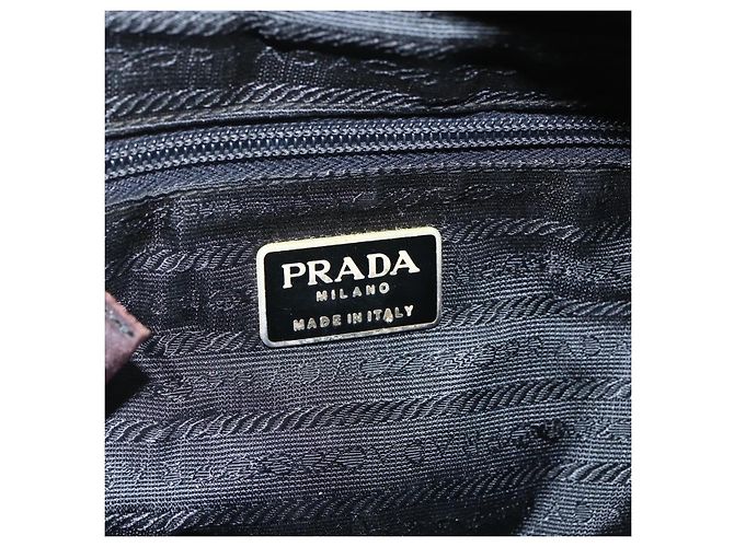 PRADA Borsa a Spalla con Catena Nylon Giallo Oro Auth bs33172 D'oro - vista 17