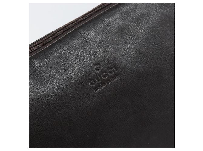 Borsa a Spalla GG Canvas Gucci Nera Argento 001 1206 Auth ep13300 Nero - vista 14