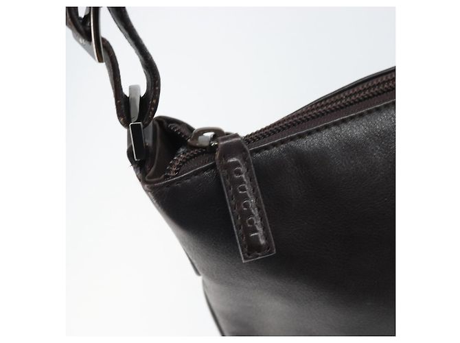 Borsa a Spalla GG Canvas Gucci Nera Argento 001 1206 Auth ep13300 Nero - vista 15