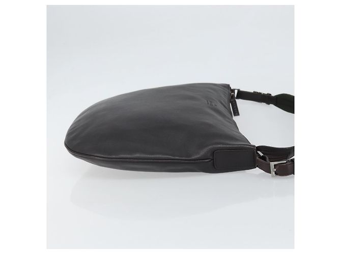 Borsa a Spalla GG Canvas Gucci Nera Argento 001 1206 Auth ep13300 Nero - vista 4