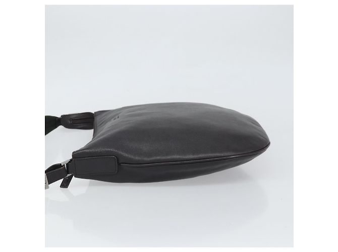 Borsa a Spalla GG Canvas Gucci Nera Argento 001 1206 Auth ep13300 Nero - vista 5