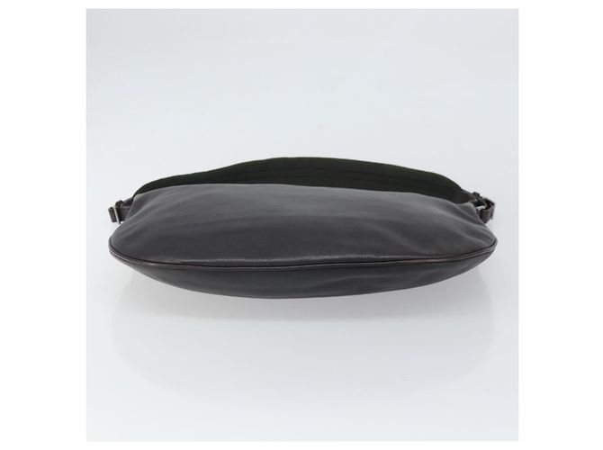 Borsa a Spalla GG Canvas Gucci Nera Argento 001 1206 Auth ep13300 Nero - vista 9