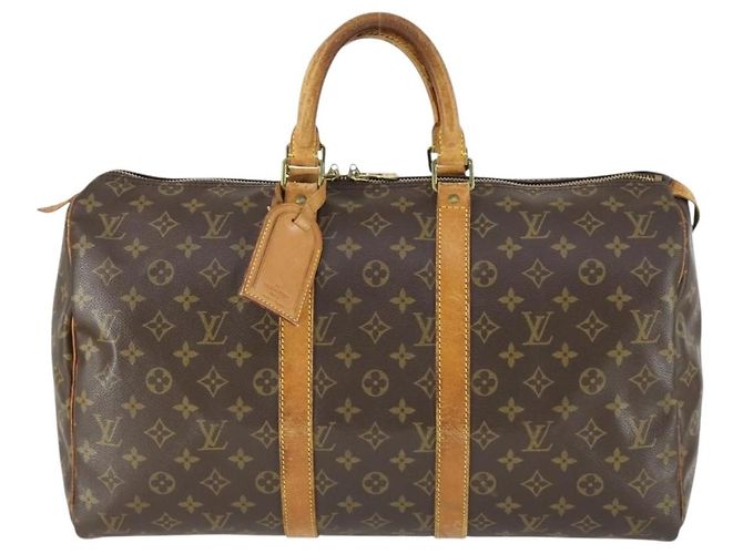 LOUIS VUITTON Borsa Boston Monogram Keepall 45 M41428 Auth LV 165657 Monogramma - vista 2