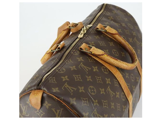 LOUIS VUITTON Borsa Boston Monogram Keepall 45 M41428 Auth LV 165657 Monogramma - vista 6